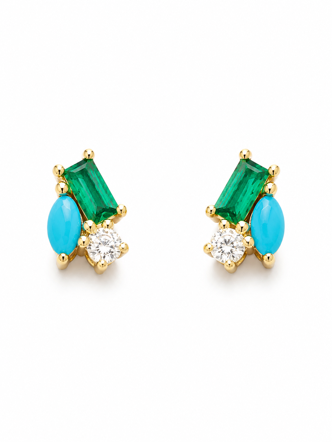 Aretes Emerald Oasis