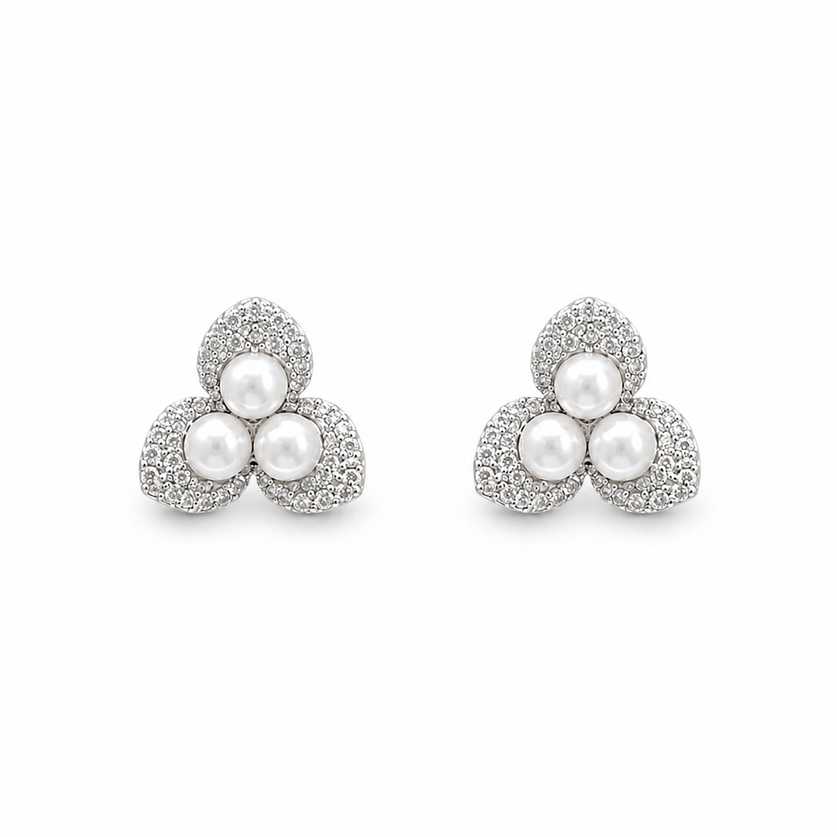 Aretes Fleur Perle