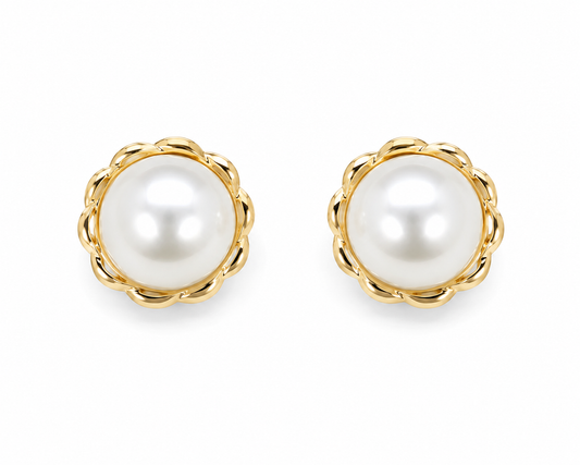 Aretes Flor de Perla