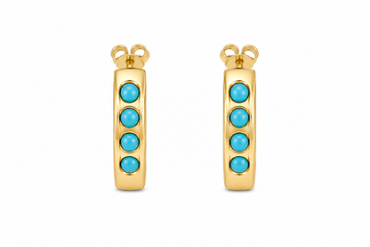Aretes Turquesa Roma