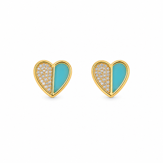Aretes Corazón Capri