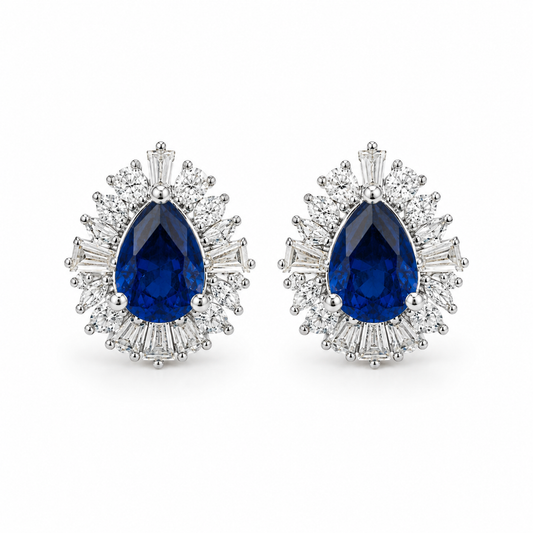 Aretes Regina Zaffiro