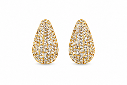Aretes Gota Pavé