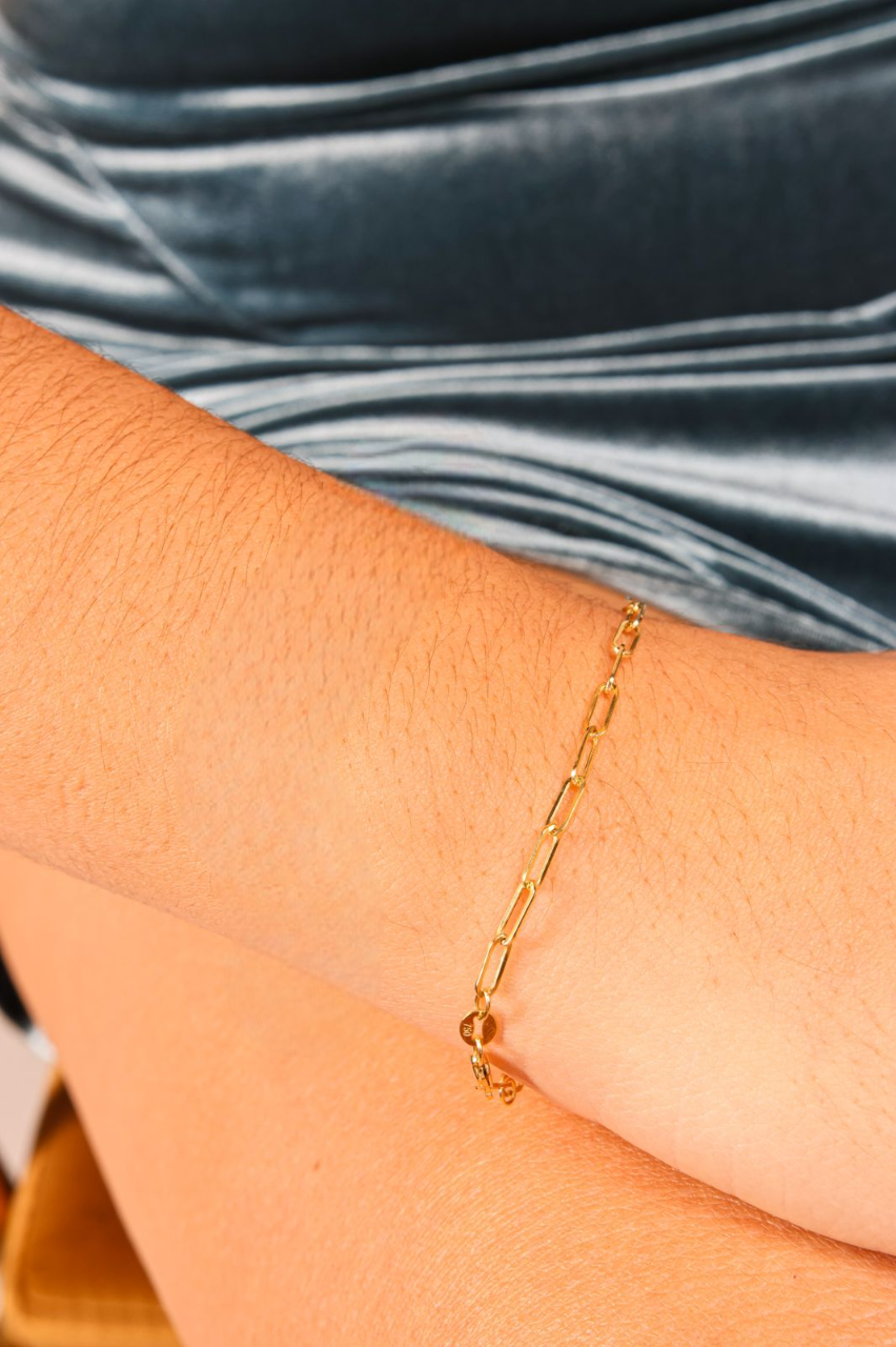 Pulsera de oro amarillo de 18k