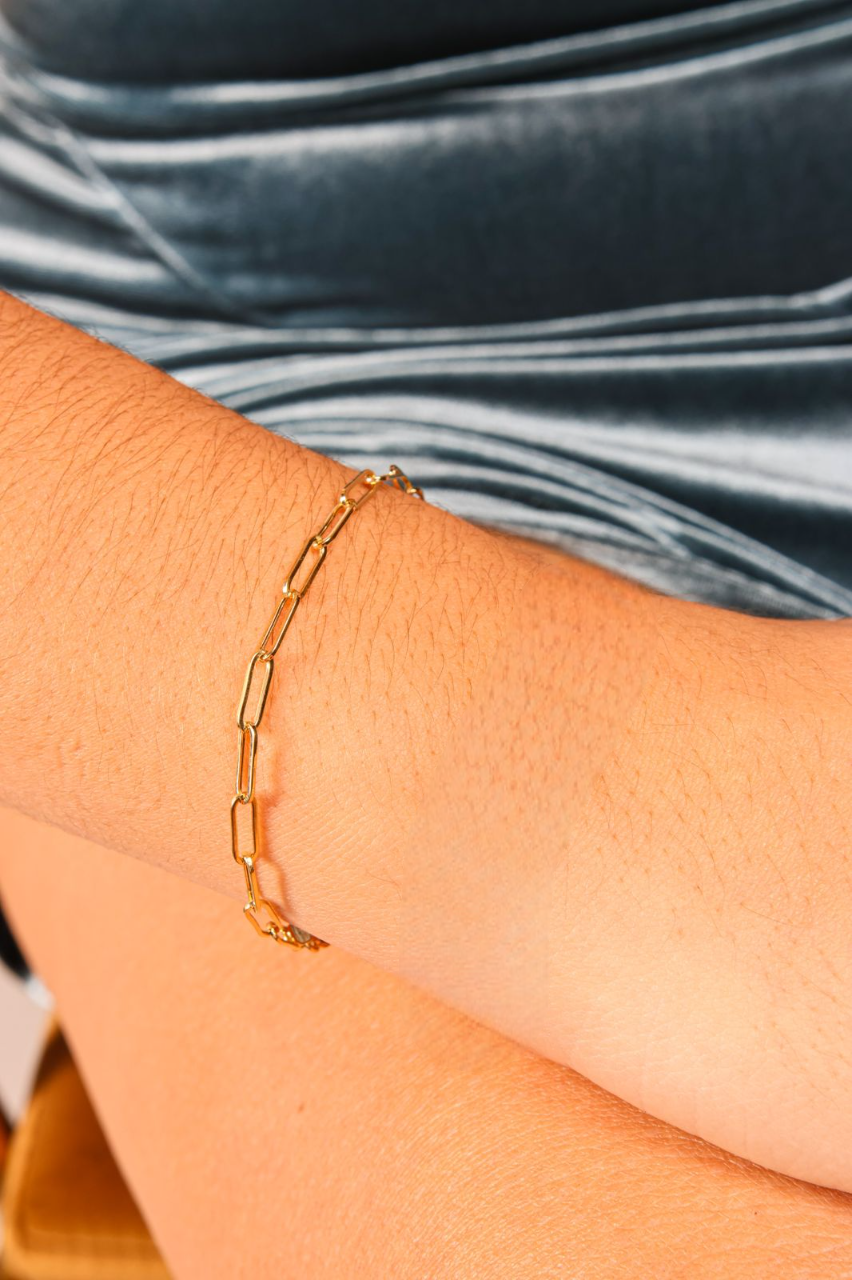 Pulsera de oro amarillo de 18k