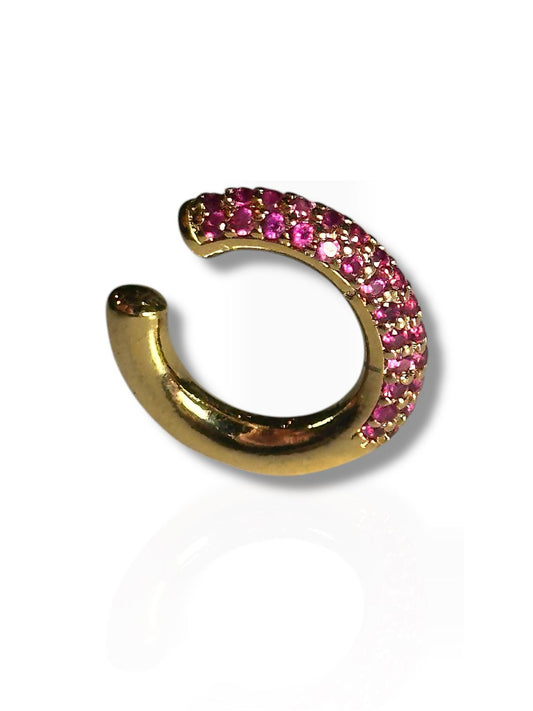 Ear cuff “Pink Diamonds”